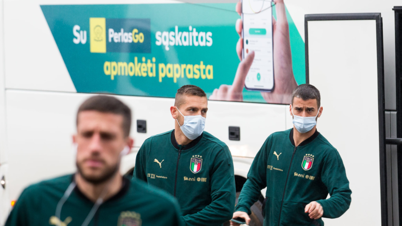 Italijos futbolo žvaigždės treniravosi BFA arenoje
